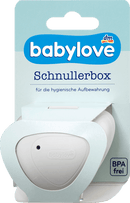 babylove Fopspeenbox lichtgrijs, 1 stuk