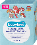 babylove Veilige wattenstaafjes, 72 stuks