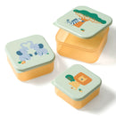 babylove Set snackdoosjes groen/oranje 3-delig, 1 stuk