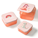 babylove Set snackdoosjes roze/rood 3-delig, 1 stuk