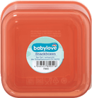 babylove Set snackdoosjes roze/rood 3-delig, 1 stuk
