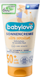 babylove Zonnebrandcrème Baby Sensitive, SPF 50+, 75 ml