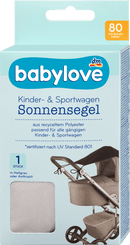 Voile d'ombrage Babylove gris clair, 1 pièce