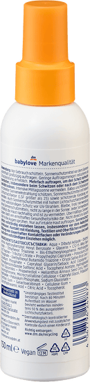 babylove Zonnenspray Baby ultra sensitive SPF 50+, 150 ml