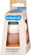Gobelet empilable en silicone Babylove, 4 pièces, 1 pièce