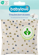 babylove Druivenpitkussen in de vorm van een hart, beige, 1 stuk