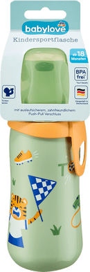 babylove Drinkfles voor kinderen, groen, 330 ml, 1 stuk