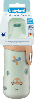 babylove Drinkfles voor kinderen, groen, 330 ml, 1 stuk