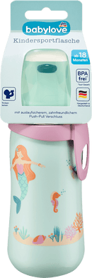 babylove Drinkfles voor kinderen, mintgroen, 330 ml, 1 stuk