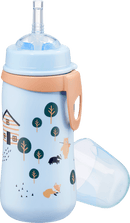 babylove Rietjefles blauw, 330 ml, 1 stuk