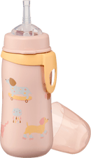 babylove Rietjefles roze, 330 ml, 1 stuk