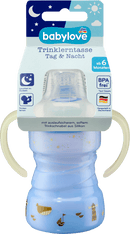 babylove Leer-drinkbeker Dag & Nacht blauw, vanaf 6 maanden, 260 ml, 1 stuk