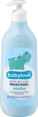 babylove Wasgel van top tot teen voor de gevoelige huid, 500 ml