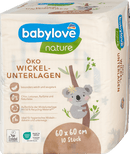 babylove Matelas à langer nature, 10 pièces