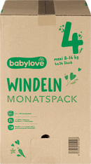 babylove Luiers maat 4 maxi (8-14 kg) maandpakket, 136 stuks