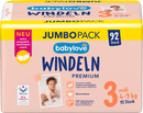 babylove Luiers Premium maat 3 midi (4-9 kg) jumboverpakking, 92 stuks