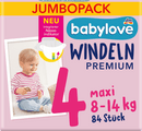 babylove Luiers Premium maat 4 maxi (8-14 kg), jumboverpakking, 84 stuks