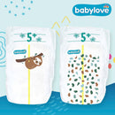 babylove Luiers Premium maat 5+ junior+ (11-18 kg), maandpakket, 136 stuks