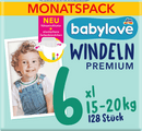 babylove Luiers Premium maat 6 XL (15-20 kg) maandpakket, 128 stuks
