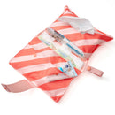 Sac à langer Babylove rose/rouge, 1 pièce