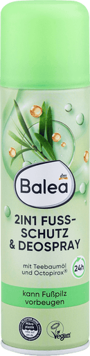 Balea 2-in-1 voetbescherming & deospray, 200 ml