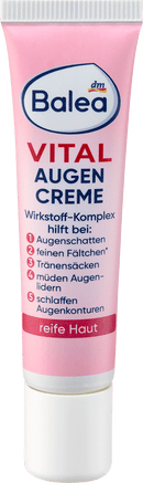 Crème contour des yeux Balea Vital, 15 ml
