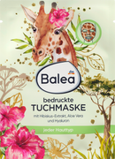 Balea Gedrukte stoffen gezichtsmasker Giraffe, 1 stuk