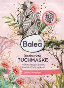Balea Gedrukte stoffen gezichtsmasker Zebra, 1 stuk