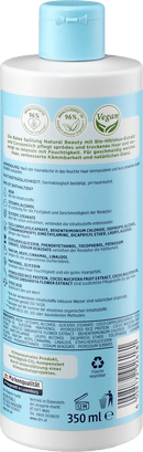 Balea Après-shampooing Natural Beauty Extrait d'hibiscus bio et lait de coco, 350 ml