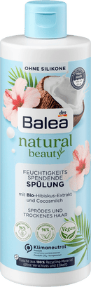 Balea Après-shampooing Natural Beauty Extrait d'hibiscus bio et lait de coco, 350 ml