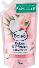 Savon crème Balea Pêche et noix de coco NF, 500 ml