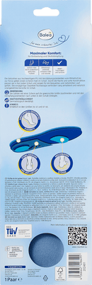 Semelles en gel Balea Insoles, taille 36-41 (1 paire), 2 pièces.