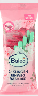 Rasoir jetable Balea avec 2 lames, 10 pcs.