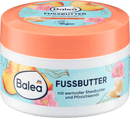 Beurre pour les pieds Balea Beurre de karité et huile de noyau de pêche, 150 ml