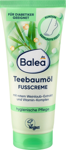 Crème pour les pieds à l'huile d'arbre à thé Balea, 100 ml