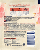 Masque pour les pieds Balea Feel Well Litsea Cubeba &amp; Huile de noyau d'abricot, 15 ml
