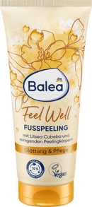 Balea Crème exfoliante pour les pieds Feel Well Litsea Cubeba, 100 ml