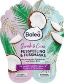 Balea Voetscrub & voetmasker set (2x10 ml), 20 ml