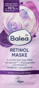 Balea Gezichtsmasker Retinol (2x8 ml), 16 ml