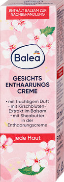 Balea Ontharingsset voor het gezicht (ontharingscrème 20 ml & balsem 5 ml), 1 stuk