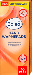 Balea Handwarmtekussentjes voorraadpakket (10 paar), 20 stuks