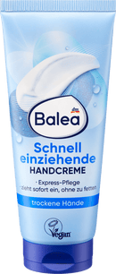 Balea Handcrème die snel intrekt, voor de droge huid, 100 ml