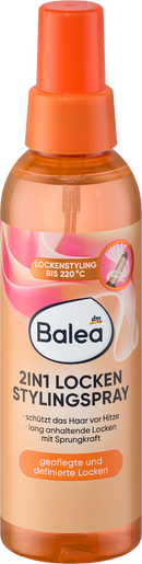 Balea Spray thermo-protecteur 2 en 1 Boucles et coiffage, 150 ml