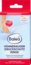 Balea Drukbeschermingsringen voor likdoorns, 20 stuks