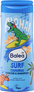 Balea Kinderdouchegel & shampoo 2-in-1 Surfosaurus, 300 ml