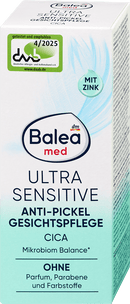 Balea MED Soin Visage Anti-Boutons Cica Ultra Sensible, 50 ml