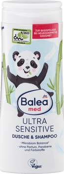 Balea med Gel Douche &amp; Shampoing pour enfants 2en1 Ultra Sensitive, 300 ml