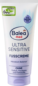 Balea med Voetcrème ultra sensitive, 100 ml