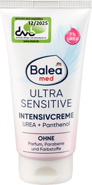 Balea med Intensieve crème Ultra Sensitive 7% ureum + panthenol, 50 ml