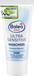 Gel lavant Balea Med Ultra Sensitive format voyage, 20 ml